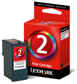 Lexmark #2 Colour Print Cartridge (18C0190) - Click Image to Close